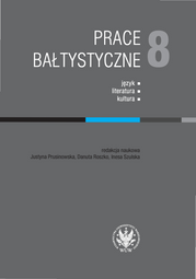Prace Bałtystyczne. Język – Literatura – Kultura, t. 8 (PDF)