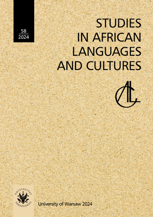 Studies in African Languages and Cultures. Volumen 58/2024 (PDF)