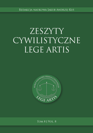 Zeszyty cywilistyczne Lege Artis. Tom 8 (EBOOK)