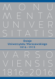 Dzieje Uniwersytetu Warszawskiego 1816−1915