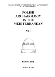 Polish Archaeology in the Mediterranean VII. Reports 1995 (PDF)