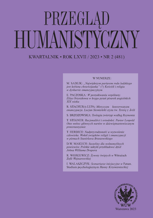 Przegląd Humanistyczny 2023/2 (481) (PDF)