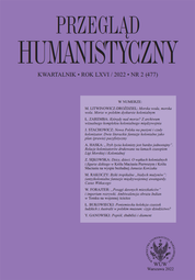 Przegląd Humanistyczny 2022/2 (477)