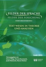 Felder der Sprache Felder der Forschung