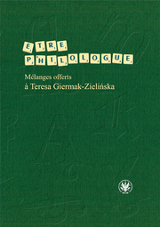 Être philologue. Mélanges offerts à Teresa Giermak-Zielińska – EBOOK