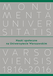 Nauki społeczne na Uniwersytecie Warszawskim – PDF