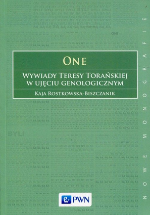 One Wywiady Teresy Torańskiej w ujęciu genologicznym