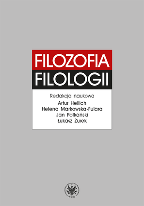 Filozofia filologii (EBOOK)