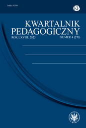 Kwartalnik Pedagogiczny 2023/4 (270). Advancing Education in Europe: Perspectives on Identity, Trust, Inclusive Practices, and Teacher Development (PDF)