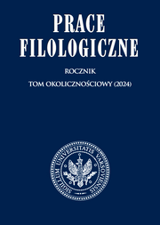 Prace Filologiczne. Tom okolicznościowy (2024) (PDF)