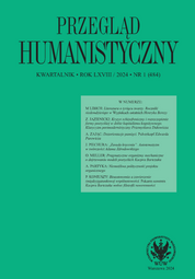 Przegląd Humanistyczny 2024/1 (484) (PDF)