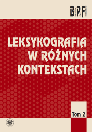 Leksykografia w różnych kontekstach. Tom 2