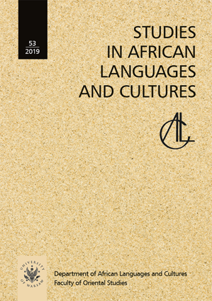 Studies in African Languages and Cultures. Volumen 53/2019 – PDF