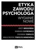 Etyka zawodu psychologa - epub